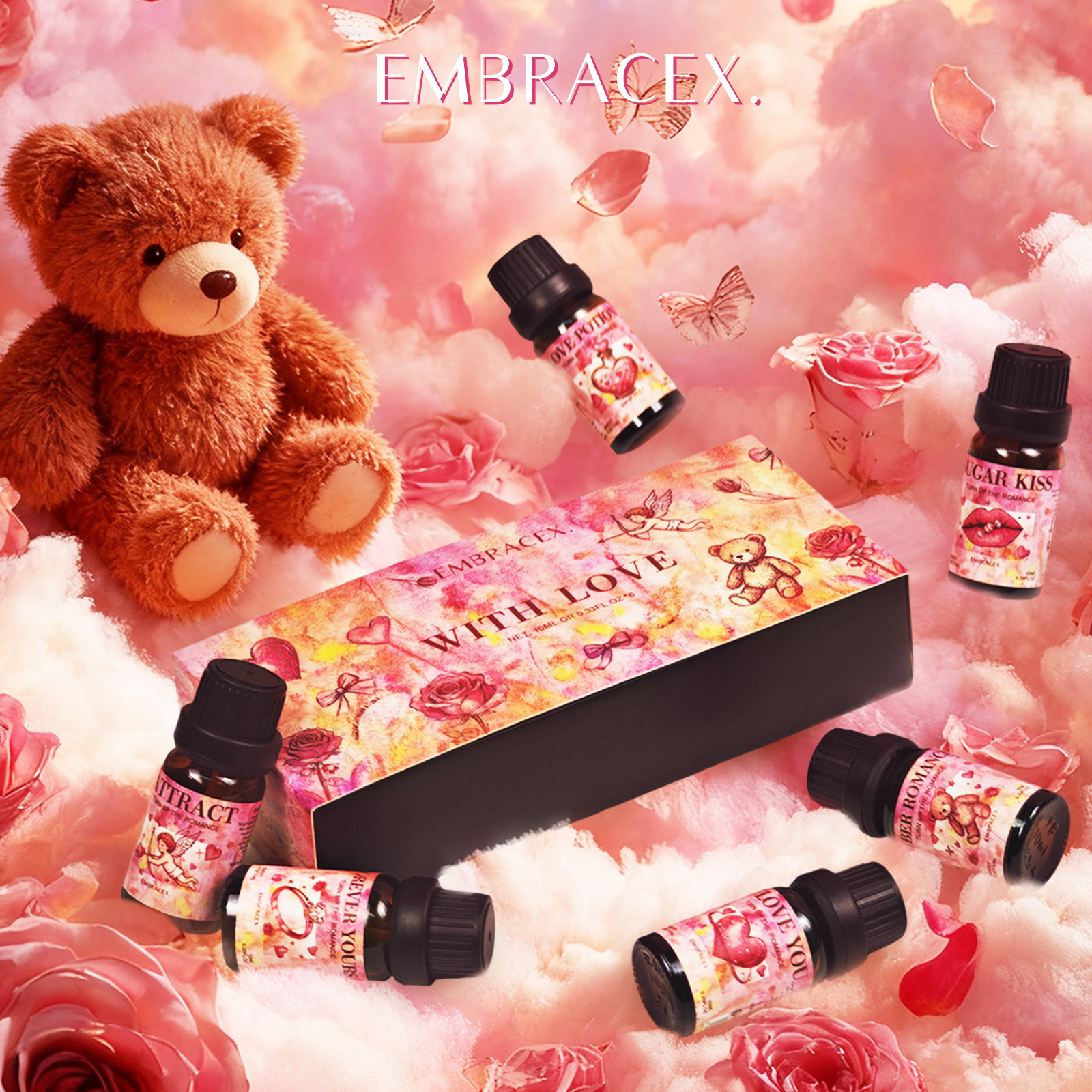 Perfume Fragrance Oils For Candles - 6PC/1Set 10ML With Love Essential Oils