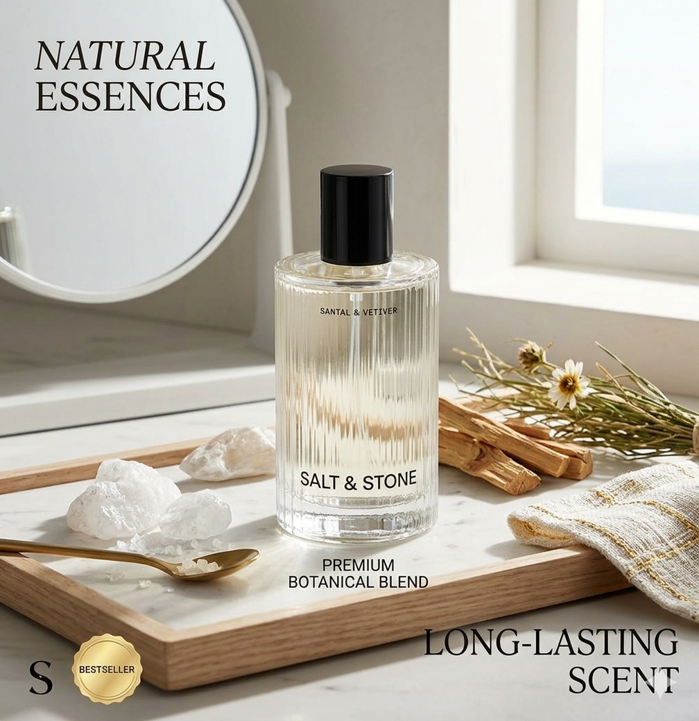 Perfume Fragrance Making - Salt and Stone Santal Vetiver Perfume