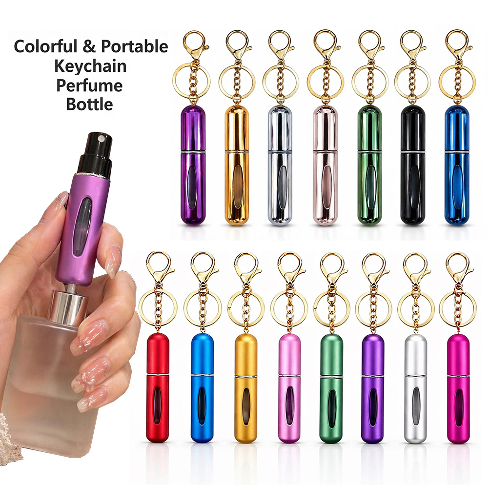 Perfume Fine Fragrance - 5ml Keychain Perfume Refillable Bottle Atomizer