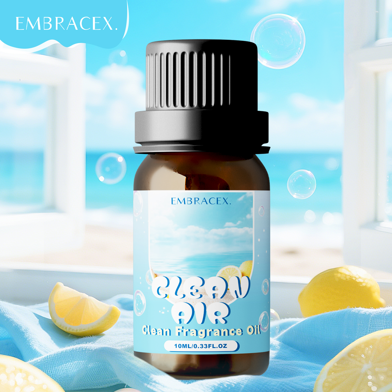 Perfume Fragrance Oils For Candles - 10ml Clean Air Essential Oil Lemon
