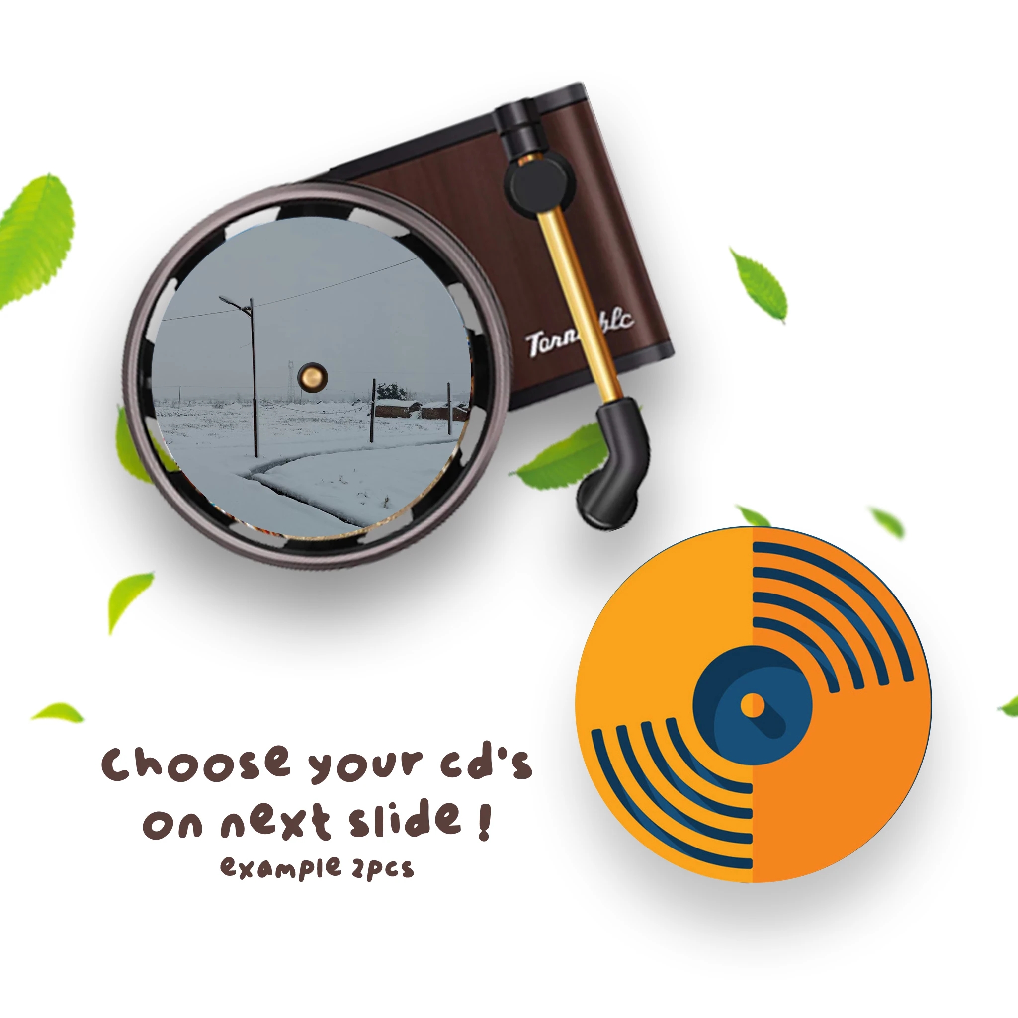 Perfume Fragrance Logo - Custom Record Player Vinyls Albums CD