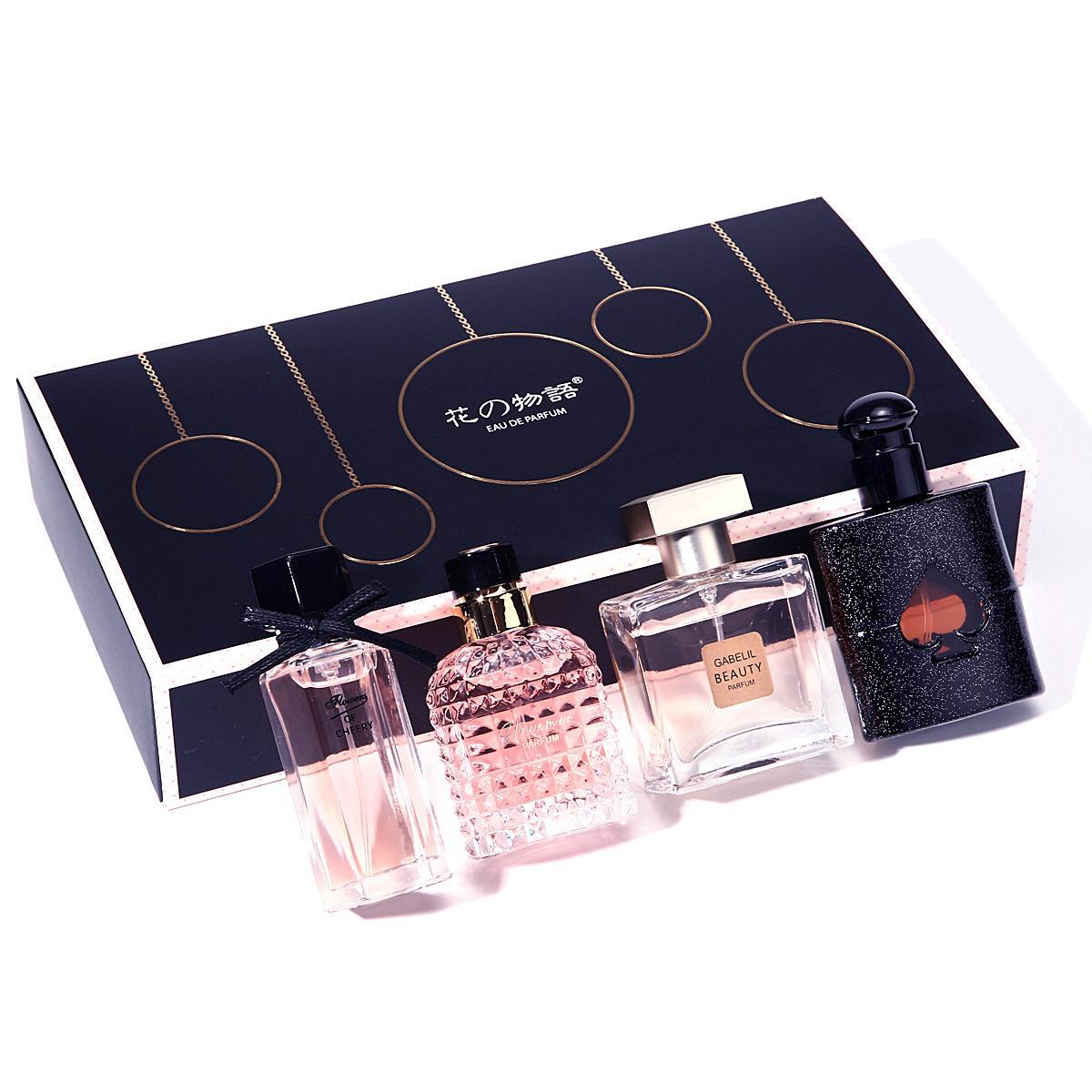 Fragrance Perfume Box - Flower Story Perfume 4-in-1 Gift Box