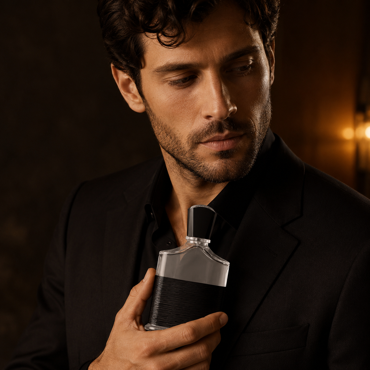 Fragrance Perfume Box - Men’s Cologne Perfume Spray with Black