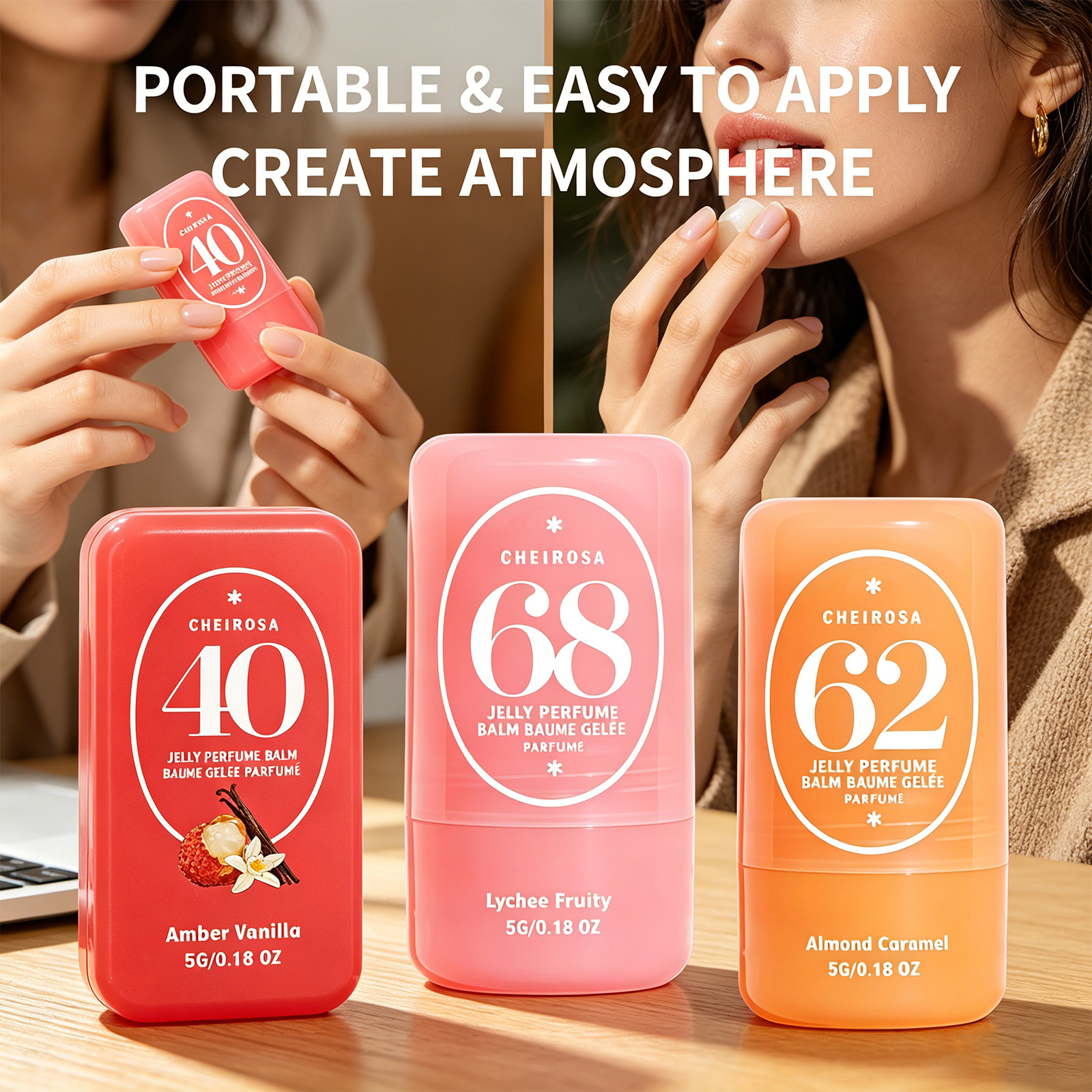 Perfume Top Fragrance - Jelly Perfume Balm Solid Perfume Lychee