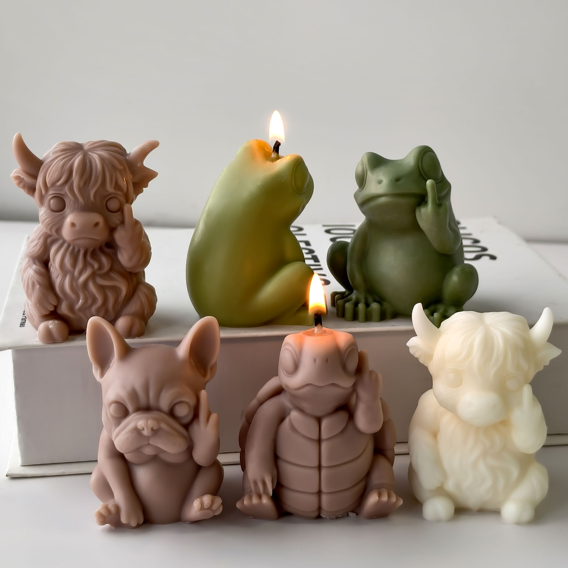 Perfume Fragrance Oils For Candles - 3D Animal Candle Silicone Mold DIY