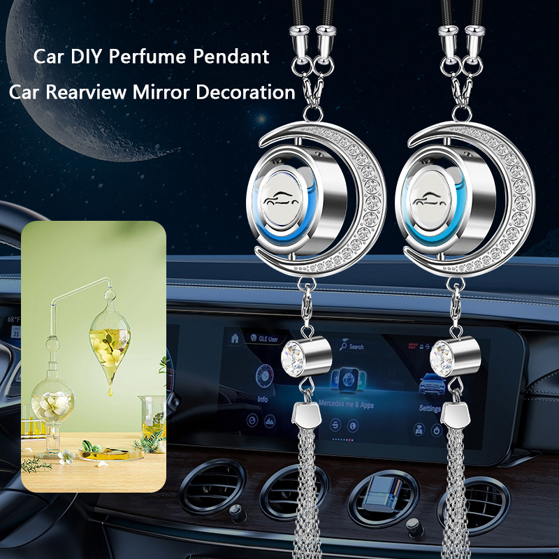 Perfume Fragrance Logo - Car DIY Perfume Pendant Moon Logo
