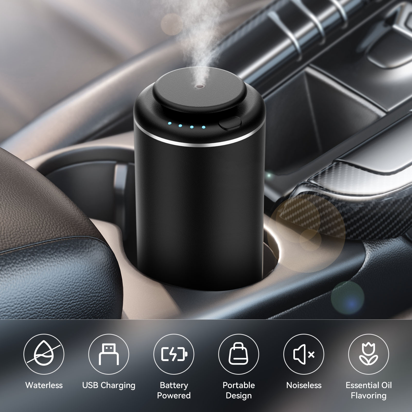 Fragrance Perfume Car - HIINST Luxury USB Rechargeable Aromatherapy Scent