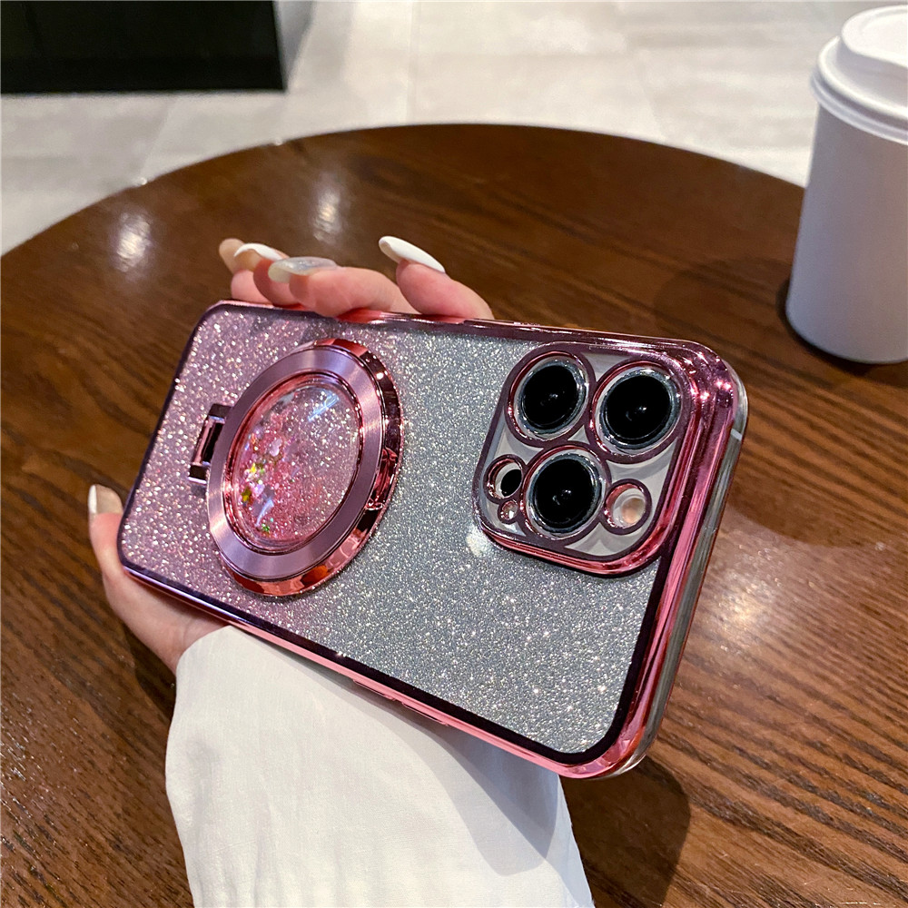 Fragance X - Quicksand Ring Stand Glitter Phone Case