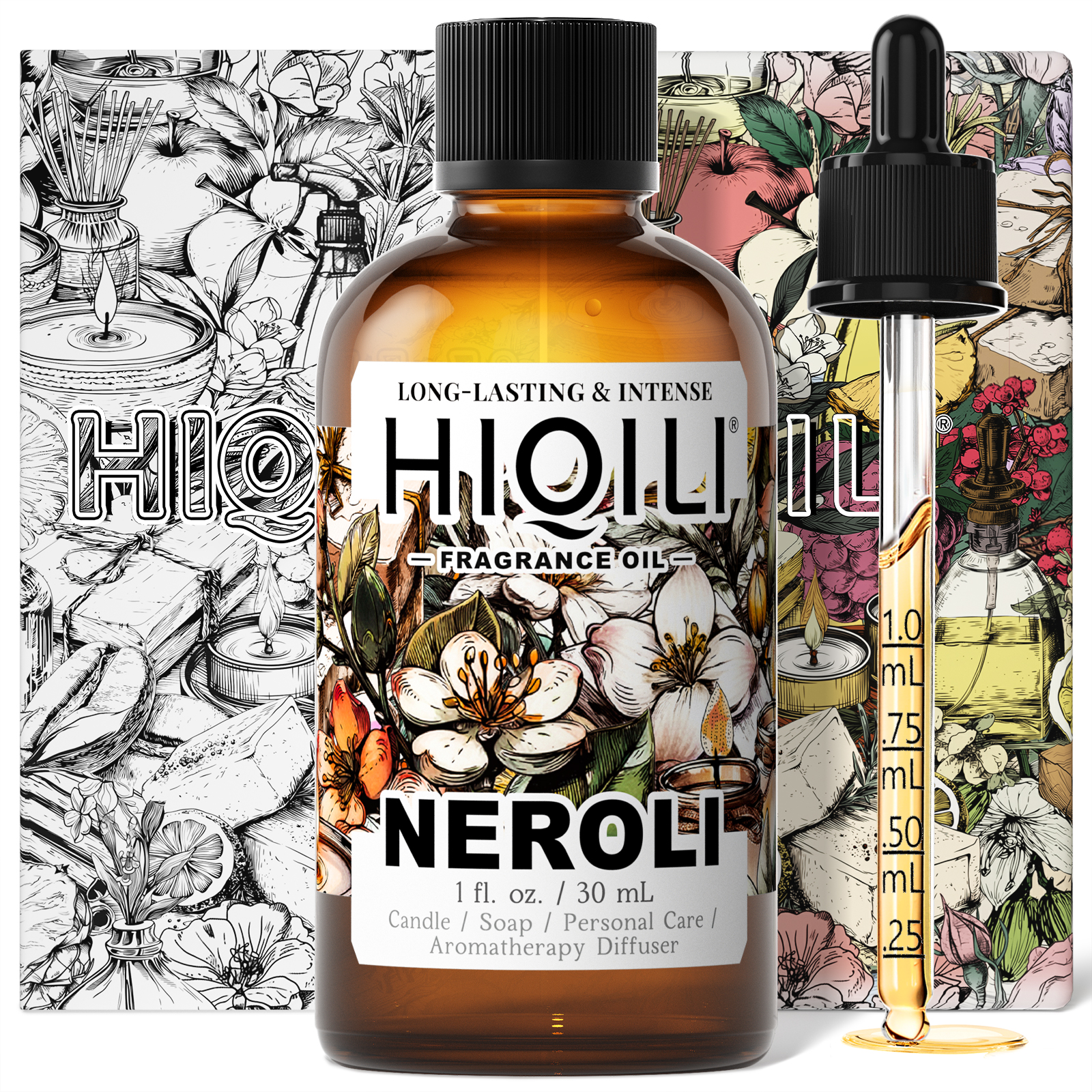 HIQILI Neroli Fragrance Oil 30 - Perfume Fragrance Oils For Candles บทวิจารณ์และราคา