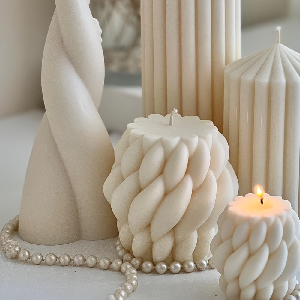 1pc Geometric Wave Twisted Can - Perfume Fragrance Oils For Candles บทวิจารณ์และราคา