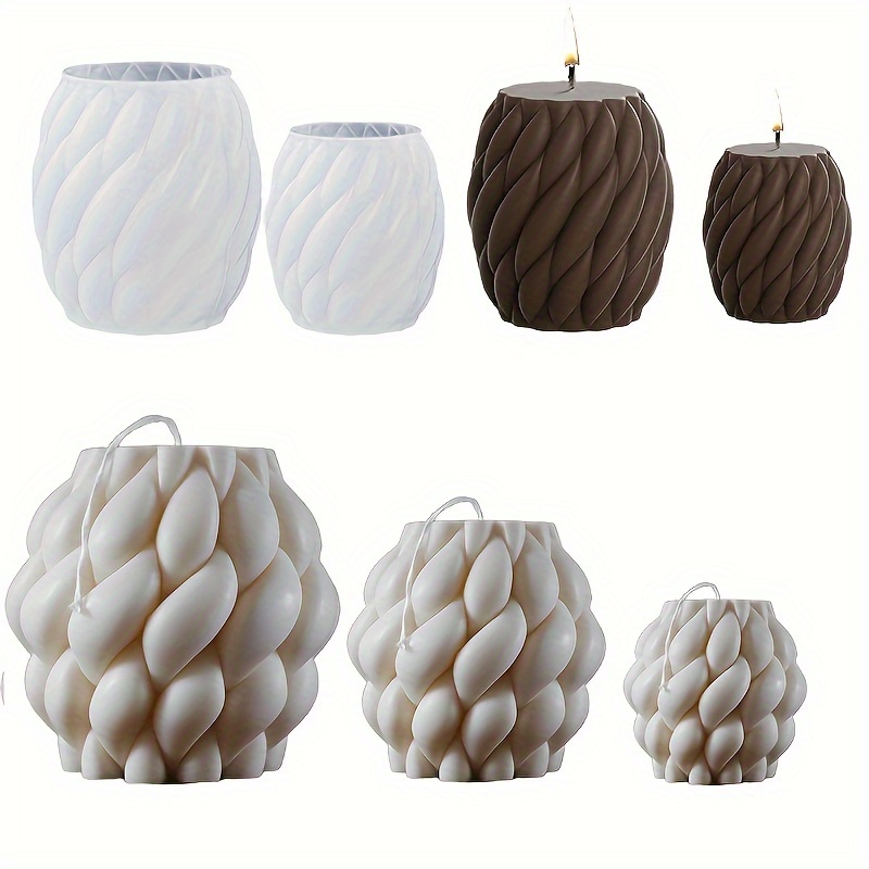 1pc Geometric Wave Twisted Can - Perfume Fragrance Oils For Candles บทวิจารณ์และราคา