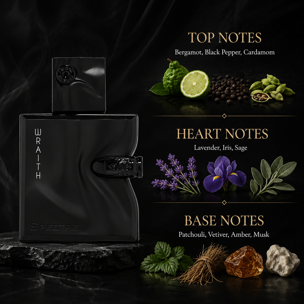 Sculpted Black Bottle Men Eau  - Perfume Fragrance Making บทวิจารณ์และราคา