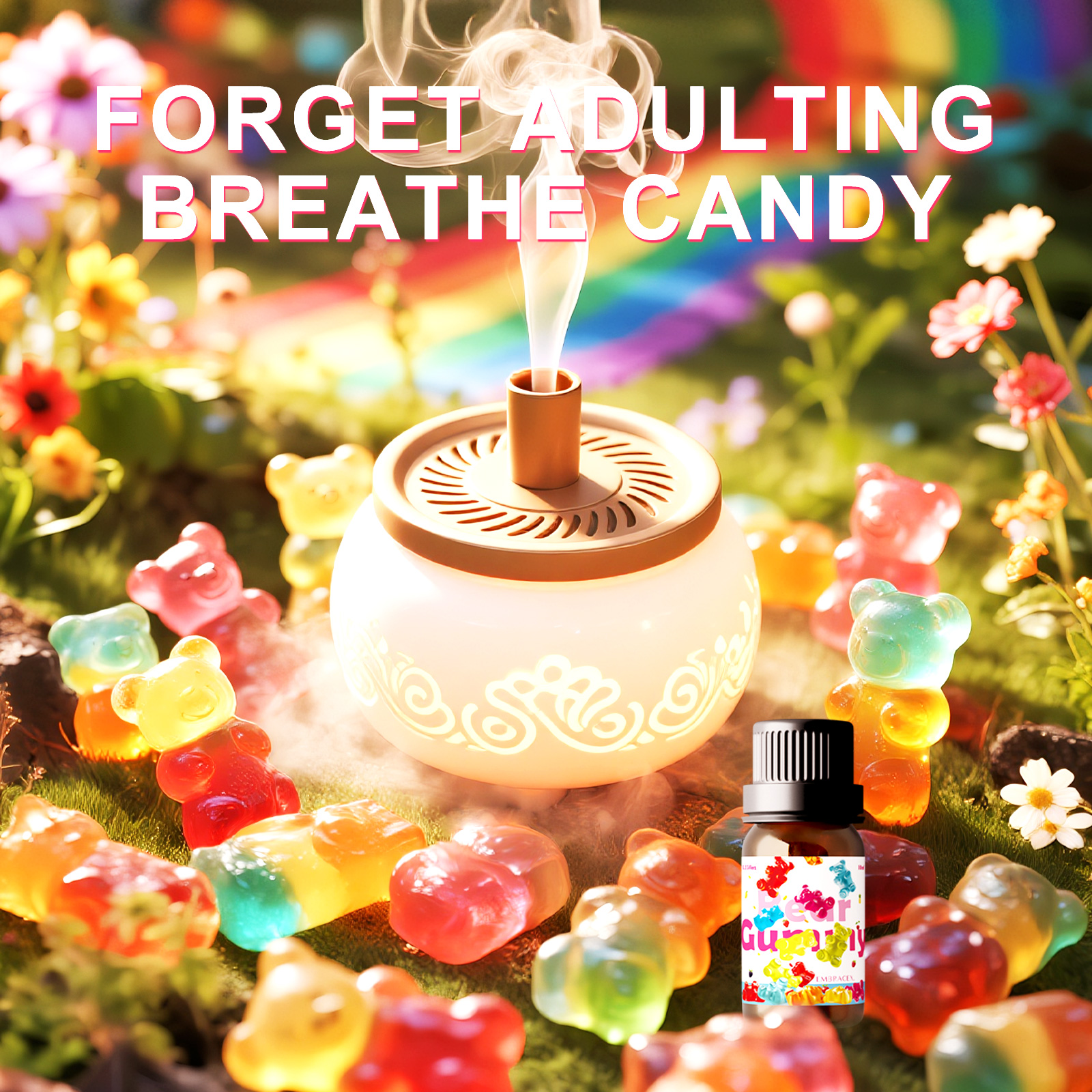 10ml Gummy Bear Fragrance oil  - Perfume Fragrance Oils For Candles บทวิจารณ์และราคา