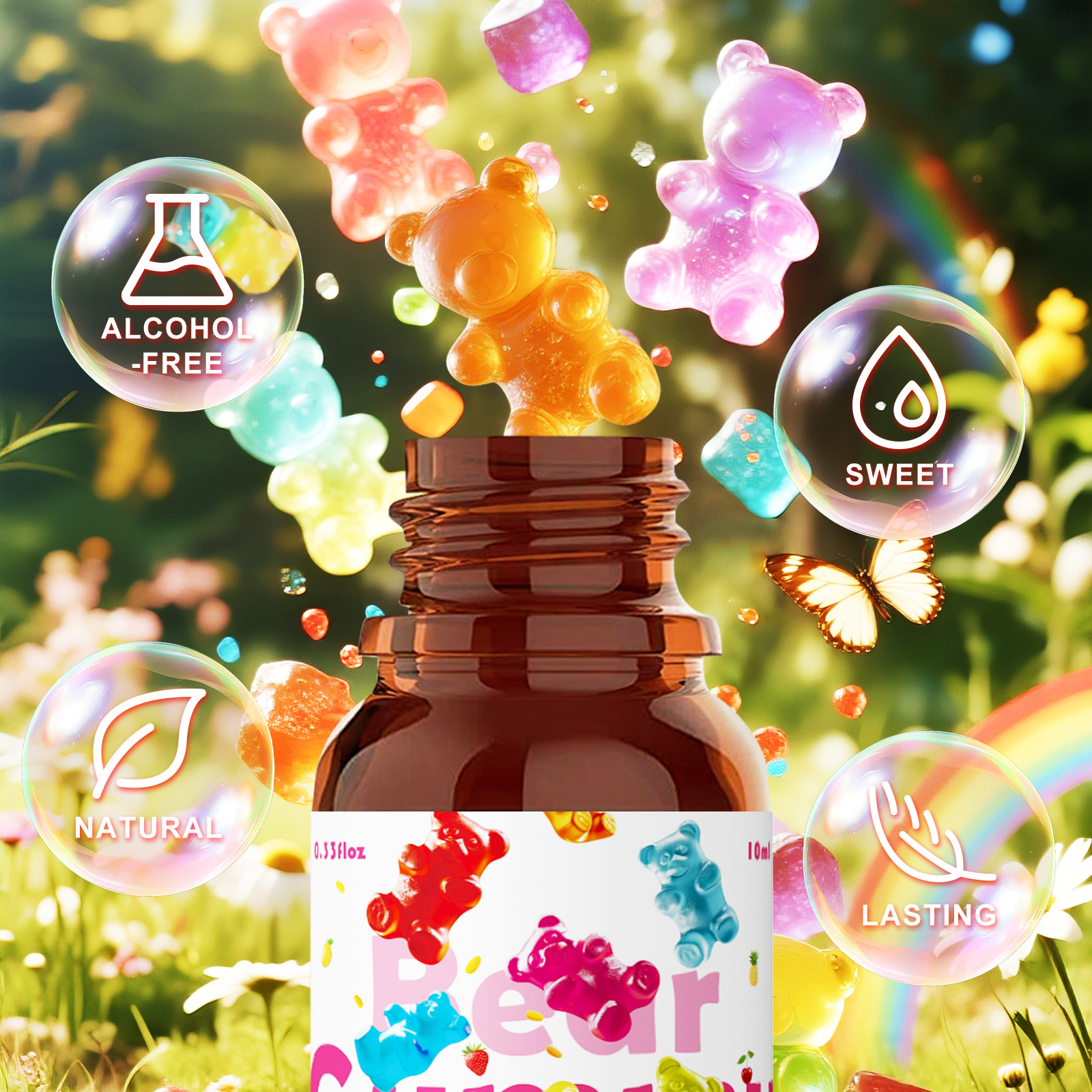 10ml Gummy Bear Fragrance oil  - Perfume Fragrance Oils For Candles บทวิจารณ์และราคา