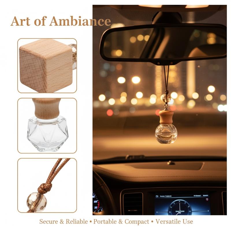 Car Hanging Perfume Bottle 1Pc - Fragrance Perfume Box บทวิจารณ์และราคา