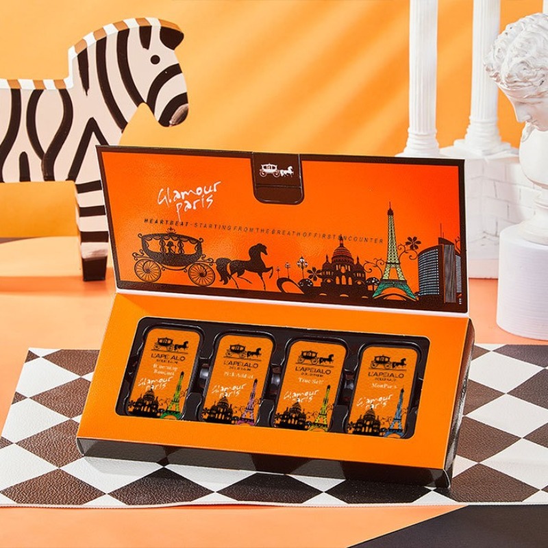 4Pcs/Box Carriage Solid Perfum - Fragrance Perfume Box บทวิจารณ์และราคา