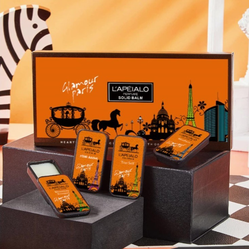 4Pcs/Box Carriage Solid Perfum - Fragrance Perfume Box บทวิจารณ์และราคา