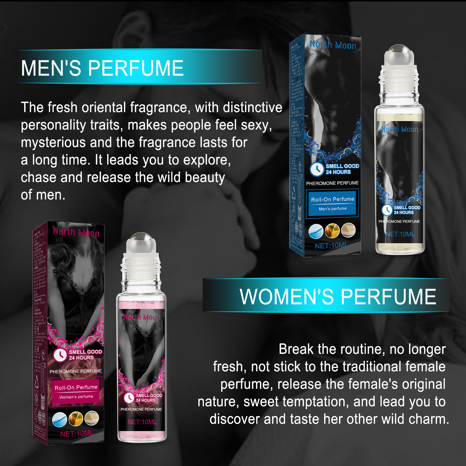Pheromone Roll-On Perfume, Mil - Perfume Light Fragrance บทวิจารณ์และราคา