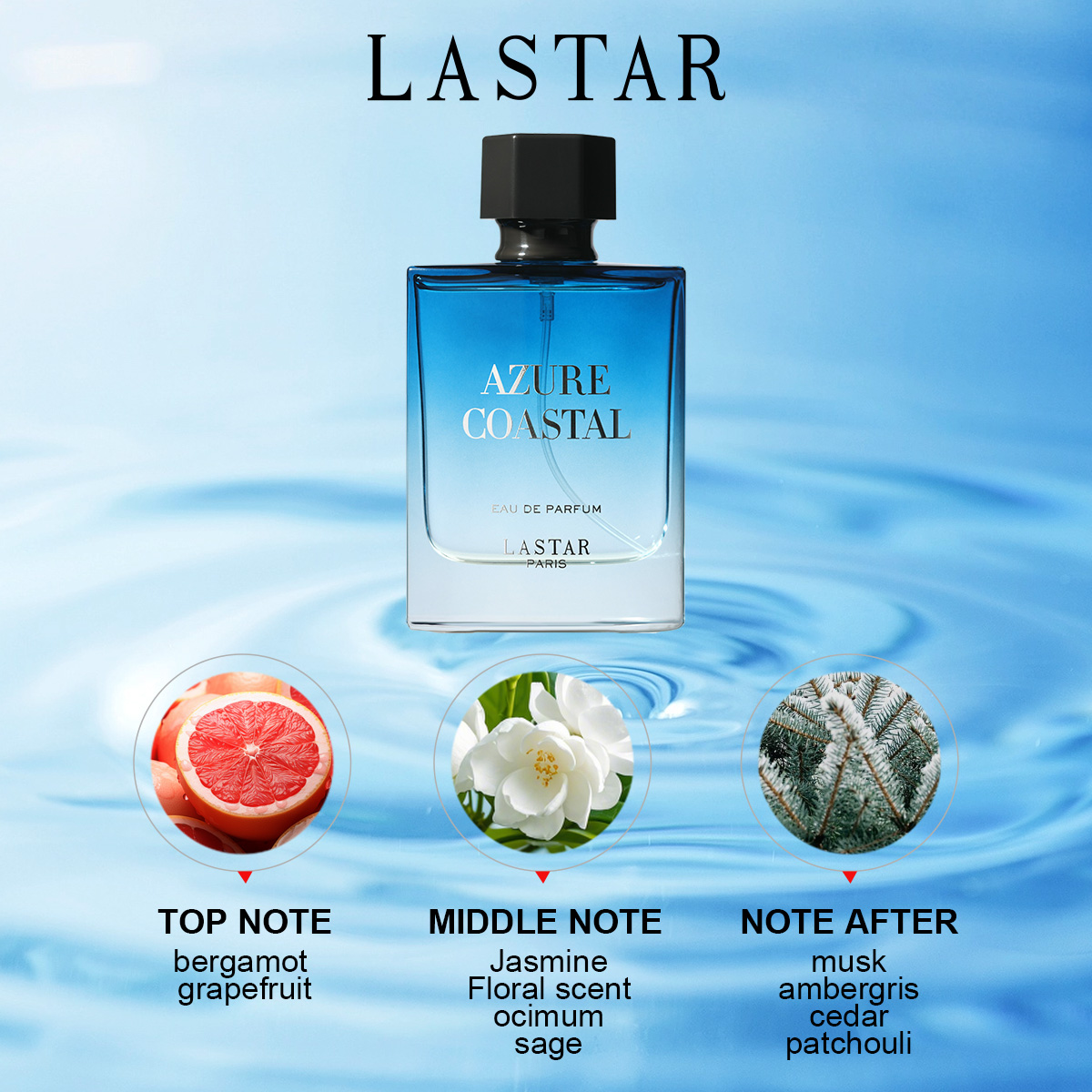 LASTAR men perfume, Two bottle - Perfume New Fragrance บทวิจารณ์และราคา