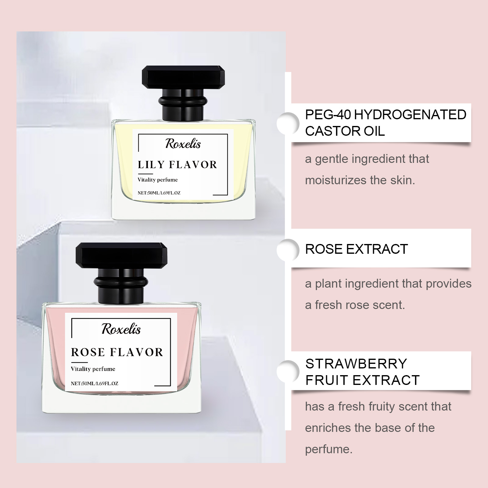 Roxelis Rose Lily Charm Perfum - Perfume Top Fragrance บทวิจารณ์และราคา