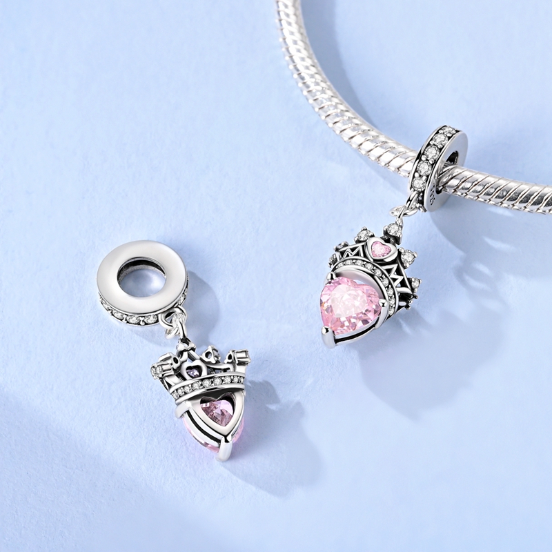 925 Sterling Silver Pink Charm - Perfume Fine Fragrance บทวิจารณ์และราคา