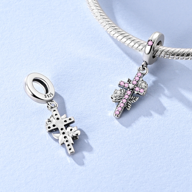 925 Sterling Silver Pink Charm - Perfume Fine Fragrance บทวิจารณ์และราคา