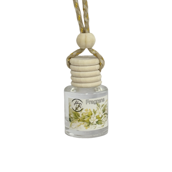 Vintage Floral Mini Glass Hang - Fragrance Perfume Car บทวิจารณ์และราคา