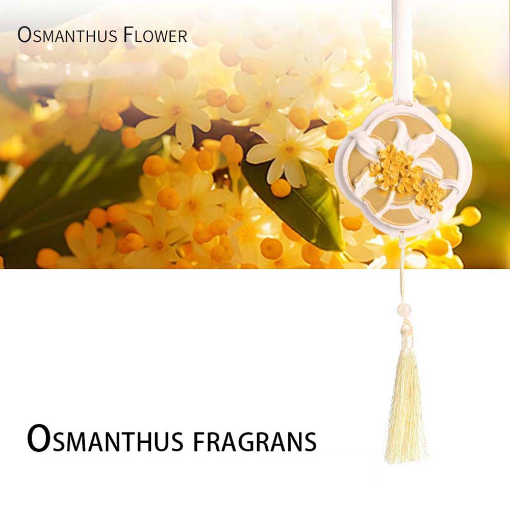Car fragrance pendant Osmanthu - Perfume Gardenia Fragrance บทวิจารณ์และราคา