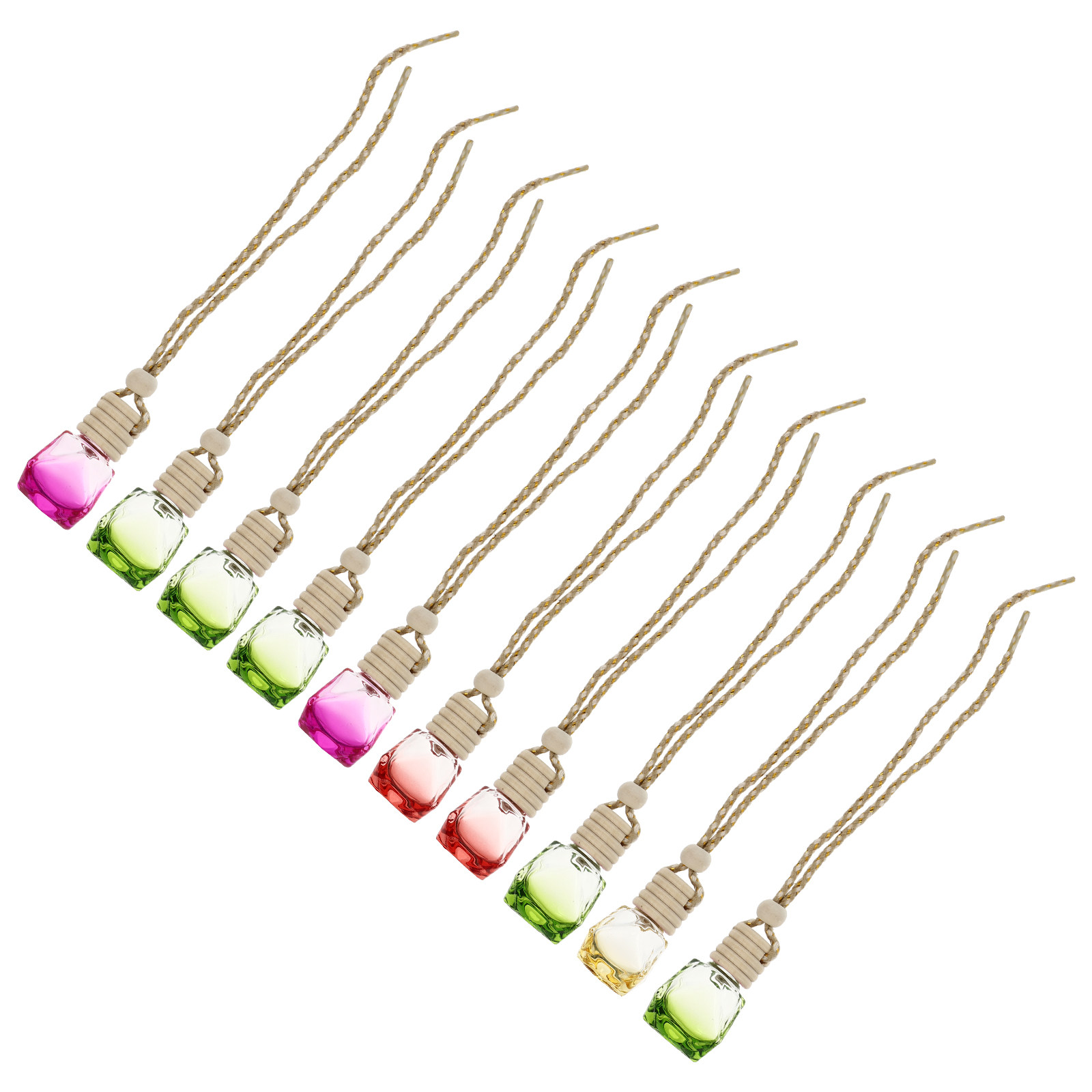 10Pcs Hanging Car Perfume Bott - Fragrance Perfume Car บทวิจารณ์และราคา