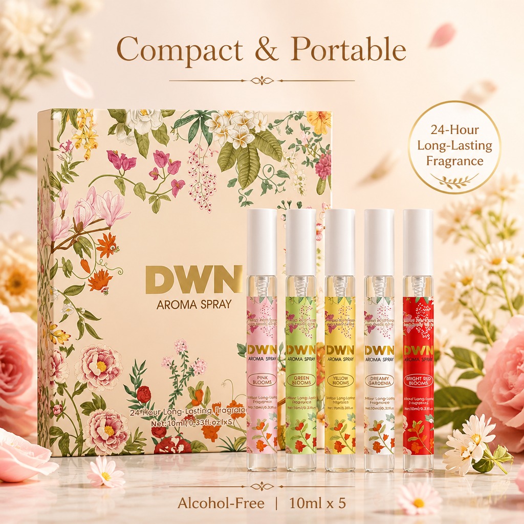 5-Piece Flower Perfume Gift Se - Perfume Floral Fragrance บทวิจารณ์และราคา