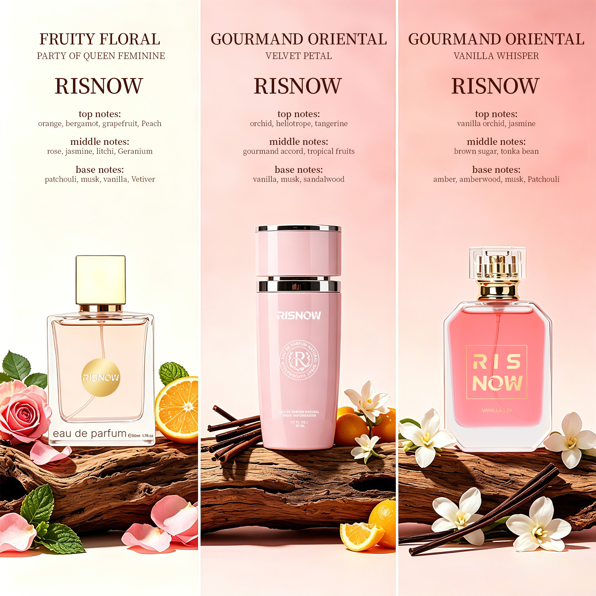 3 pcs Set Of Floral Scented Pe - Fragrance Perfume Car บทวิจารณ์และราคา
