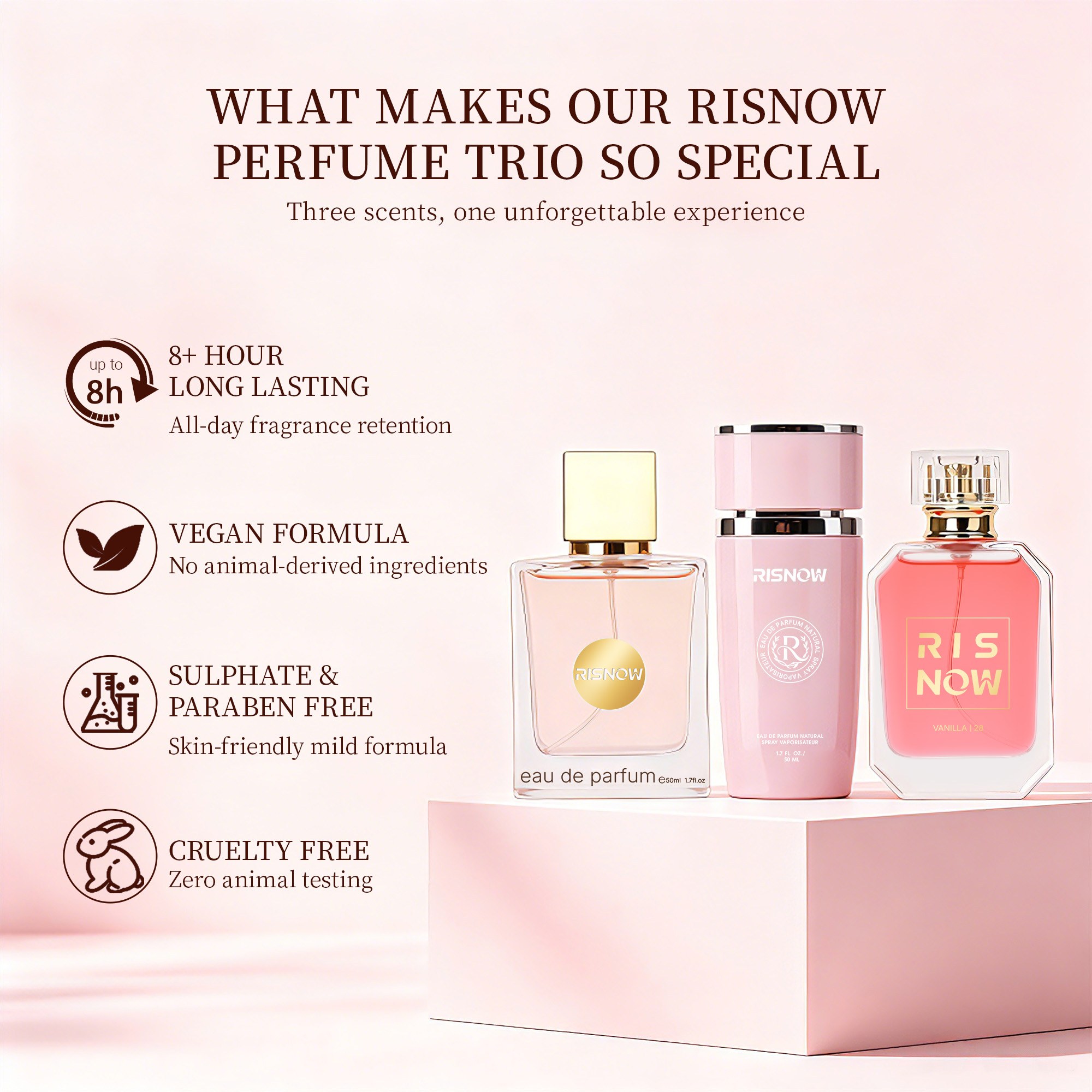 3 pcs Set Of Floral Scented Pe - Fragrance Perfume Car บทวิจารณ์และราคา