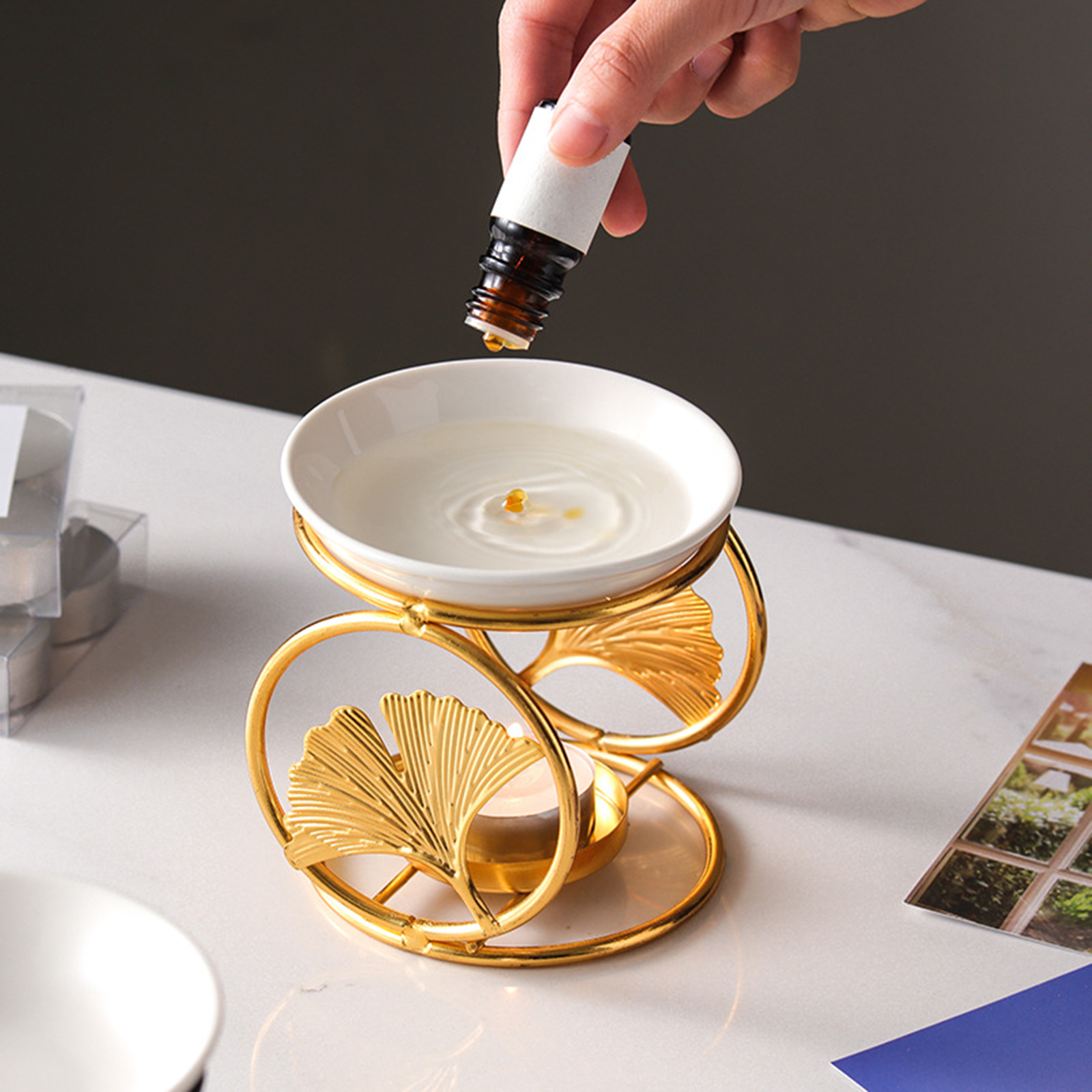 Modern Aromatic Oil Burner Dee - Perfume Fragrance Oils For Wax Melts บทวิจารณ์และราคา