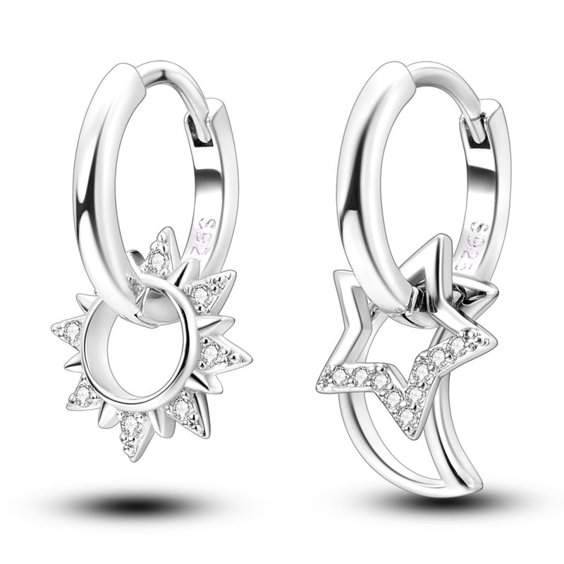 925 Sterling Silver Earrings W - Perfume Fine Fragrance บทวิจารณ์และราคา