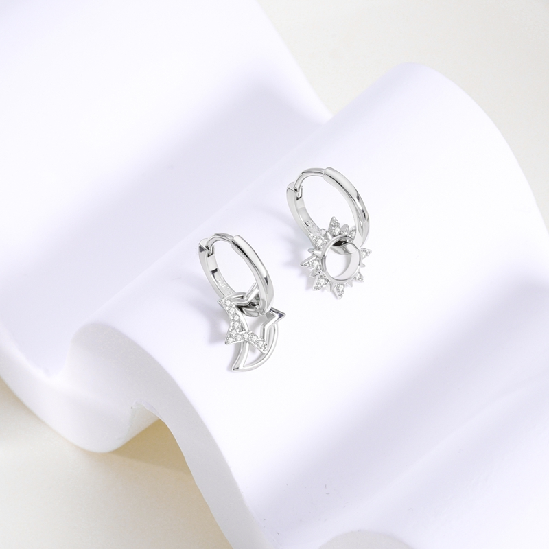 925 Sterling Silver Earrings W - Perfume Fine Fragrance บทวิจารณ์และราคา