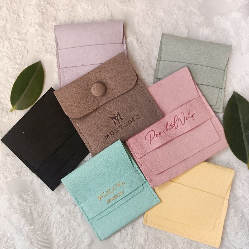 50pcs Beige Soft Velvet Jewelr - Perfume Fragrance Logo บทวิจารณ์และราคา